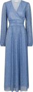 Neo Noir Nomo Glitz Dress Kvinde Light Blue Maxi Kjoler Str 40 - hos M...