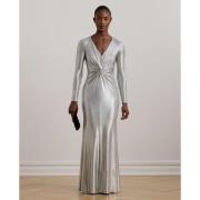 Lauren Ralph Lauren Illmntng Strch Knitgown Kvinde Pewter/silver Foil ...