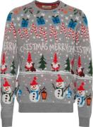 Blend Christmas Pullover Mand Stone Mix Sweatshirts Str L - hos Magasi...