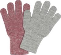 Melton Comfy Glitter Gloves 2pack 3-6Y - Vanter & Luffer Uld hos Magas...