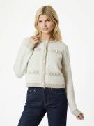 Neo Noir Vivia Knit Cardigan Kvinde Beige Melange Sweaters Str 36 - Ul...