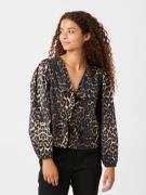 Neo Noir Tova Leo Blouse Kvinde Leopard Langærmede Bluser Str 34 - Bom...