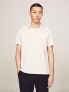 Tommy Hilfiger DC Mouline Regular Polo Mand Classic Beige / Ecru Kortæ...