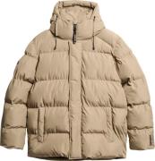 Superdry Hooded 5 Baffle Sports Puffer Mand Timber Wolf Brown Overgang...