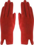 MJM MJM Glove Aida W Sheep Suede Red L - Handsker Uld hos Magasin