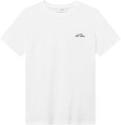 Les Deux Crew Tshirt Mand White/black Kortærmede T-shirts Str L - hos ...