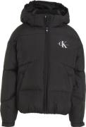 Calvin Klein CK Short Puffer Jacket Str 8 år - Beh Vinterjakker hos Ma...