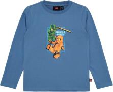 LEGO kidswear/LEGO børnetøj Lwaris 703 Pyjamas Str 128 cm - Blue Nattø...