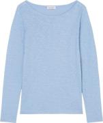 Marc O’Polo Tshirt, Long Sleeve, Boat Neck Kvinde Fresh Sky Kortærmede...