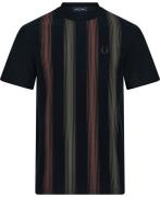 Fred Perry M8653 Mand Blå Kortærmede T-shirts Str L - Bomuld hos Magas...