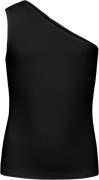 Grunt Gundhil Rib Top Str XL/16Y - Black Toppe hos Magasin