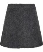 Modström Kanemd Skirt Kvinde Dark Grey Melange Korte Nederdele Str XS ...