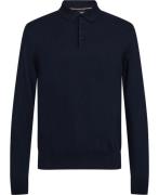 BOSS Gemellop Mand Dark Blue Sweaters Str L - hos Magasin