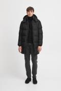 Casual Friday Cfevans 0085 Long Puffer Jacket Mand Anthracite Black Vi...