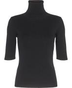 Filippa K Merino Elbow Sleeve Top Kvinde Navy Sweaters Str L Merino - ...