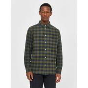 Knowledge Cotton Apparel Loose fit Checkered Shirt Gots/vegan Mand Gre...