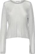 Vero Moda Vmnova LS Oneck Knit VMA Kvinde Silver/metallic Sweaters Reg...