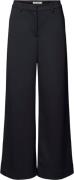 Rabens Saloner Tailored Wide leg Pants Zoe Kvinde Black Navy Combo Wid...