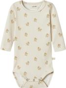 Lil' Atelier Nbnlavo EMO LS Slim Body LIL Str 68 - Turtledove/duck Lan...