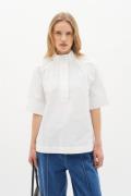 InWear Merlissaiw SS Shirt Kvinde Pure White Kortærmede Bluser Regular...