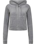 Juicy Couture Madison Hoodie Kvinde Silver Marl Overgangsjakker Str S ...