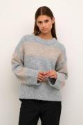 Karen by Simonsen Manilakb Oneck Kvinde Medium Grey Melange Sweaters S...