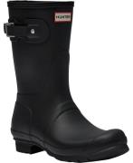 Hunter Womens Original Short Boot Kvinde Black Gummistøvler Str 8 - Po...