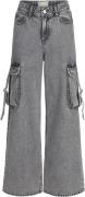 JJXX Jxtokyo Wide Cargo MW Jeans DNM Kvinde Grey Denim Bukser Str "30/...