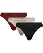 Calvin Klein Thong 3PK G-strenge Str L - hos Magasin