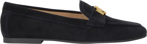 Lauren Ralph Lauren Kidsuedeaveri Iii-fl-lfr Kvinde Sort Loafers Str 3...