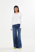 Rabens Saloner Denim Pants Ini Kvinde Washed Indigo Wide Jeans Str 29 ...