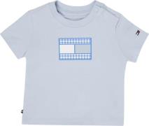 Tommy Hilfiger Baby Gingham Flag TEE S/S Str 2 år / 92 cm - C1o Kortær...