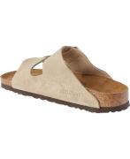 Birkenstock Arizona SFB Suede Taupe Kvinde Taupe Flade Sandaler Str 40...