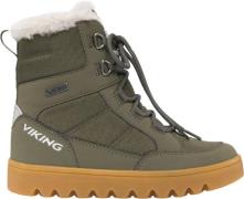 Viking Fleek Warm GTX Zip Kvinde Pine/olive Vinterstøvler Str 40 - Gum...