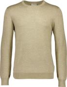 Lindbergh Melange Round Neck Knit Mand Sand Sweaters Str L - Viskose h...