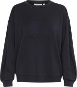 InWear Laicentiw Vincent Mono Sweat Kvinde Marine Blue Kortærmede T-sh...