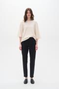 InWear Zella Pant hw Kvinde Sort Bukser Med Smalle Ben Regular Fit Str...