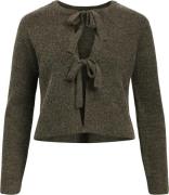 Object Objparvi Knit Cardigan Noos Kvinde Morel/melange Col Cardigans ...