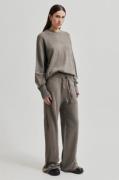 Second Female Lounge Knit Pant Kvinde Morel Sweatpants Str L - hos Mag...