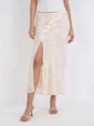 Neo Noir Vinza Burnout Skirt Kvinde Off White Midi Nederdele Str 40 - ...