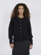 Neo Noir Nuna Knit Cardigan Kvinde Black Cardigans Str 40 - Uld hos Ma...