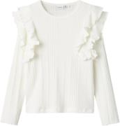 Name It Nkftilde LS TOP Str 122/128 - Cloud Dancer Bluser hos Magasin