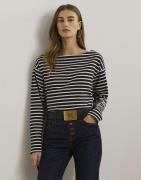 Lauren Ralph Lauren LT WT Pltd Cttn Jsylsl-plo Kvinde Lauren Navy/masc...