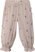 Lil' Atelier Nmftamina Pant LIL Str 92 - Shadow Gray Bukser hos Magasi...