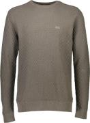 Lindbergh Cable Knit Jumper Mand Grøn Sweaters Str L - Bomuld hos Maga...