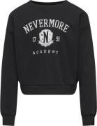 ONLY Kognevermore Life L/S Licens Oneck Str 134/140 - Black/nevermore ...