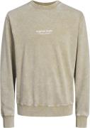 Jack & Jones Jorvesterbro Wash Sweat Crew Neck J Str 140 - Silver Sage...