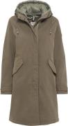 Camel Active Coat Kvinde Dark Khaki Parkaer Str 40 - hos Magasin