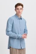 Casual Friday Cfanton LS Dobby Striped Shirt Mand Placid Blue Langærme...