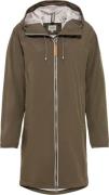 Camel Active Coat Kvinde Dark Khaki Overgangsjakker Str 42 - hos Magas...